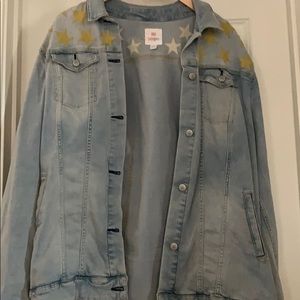 LuLaRoe Jaxon denim jacket